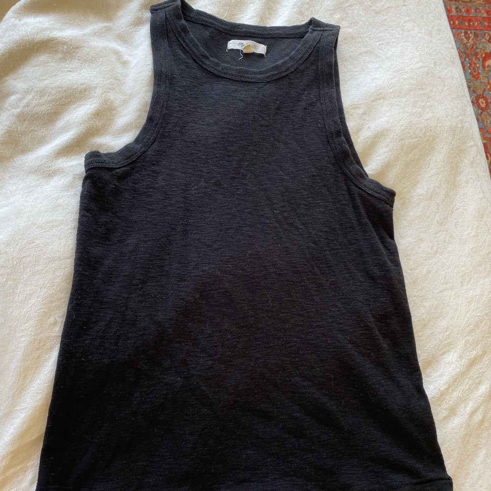 Madewell Small Black Tank